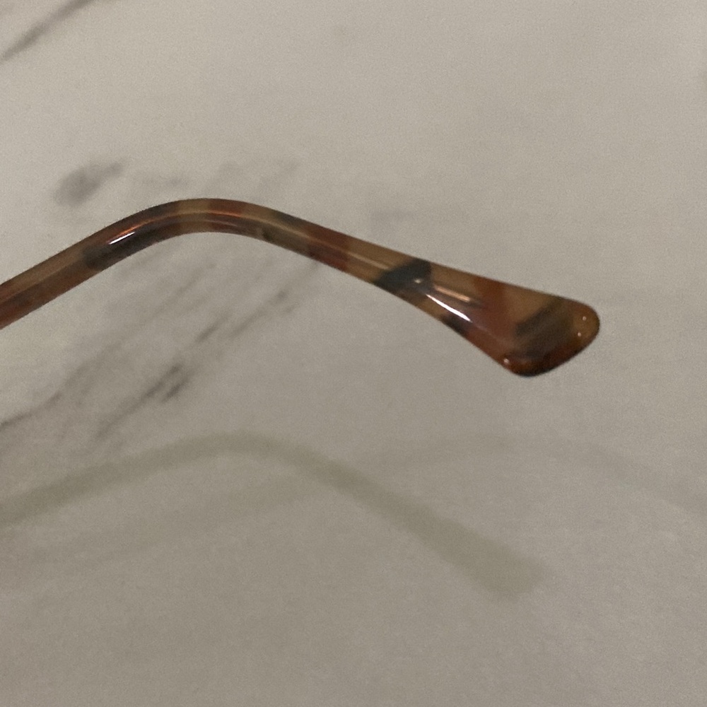 Brown Square Sunglasses with Light Pink Frame - Picture 12 of 16